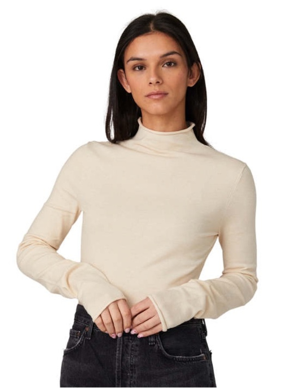 French Connection cozysoft fitted high neck Sweater